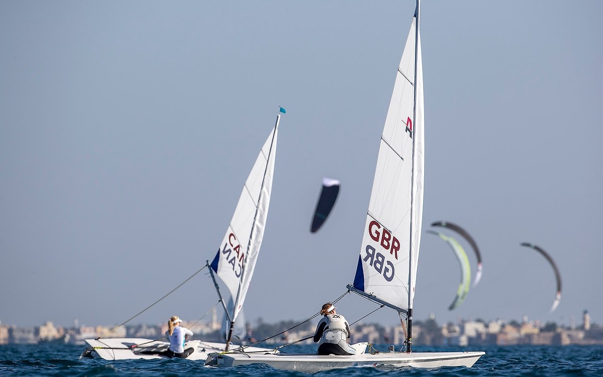 Annie at the Youth Sailing World Championships.
